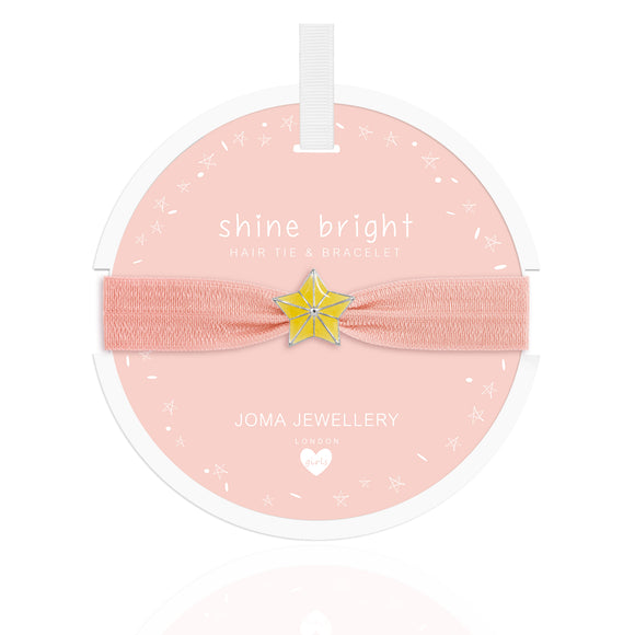 Joma Jewellery Star Hair Tie Shine Bright Pale Peach - Gifteasy Online