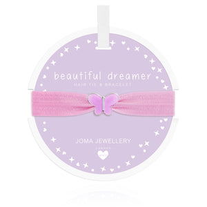 Joma Jewellery Butterfly Hair Tie Beautiful Dreamer Lilac - Gifteasy Online