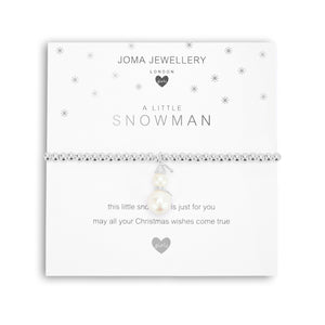 Joma Jewellery Kids  A Little  'Snowman'  Bracelet - Gifteasy Online