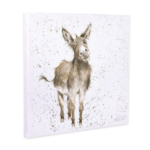 Wrendale 'Gentle Jack' Donkey Canvas - Gifteasy Online