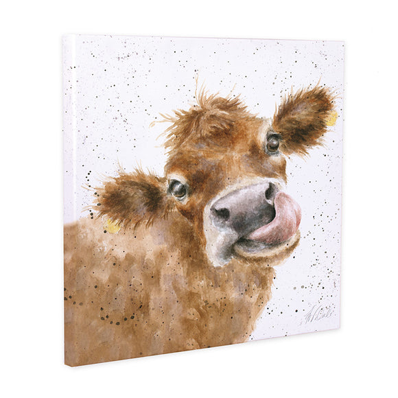 Wrendale 'Mooooo' Cow Canvas - Gifteasy Online