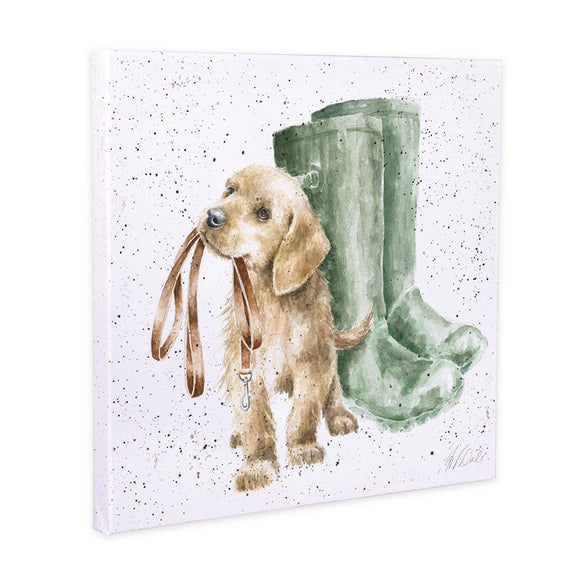 Wrendale 'Hopeful' Labrador Puppy Canvas - Gifteasy Online