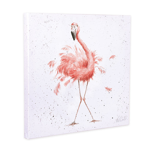 Wrendale 'Birthday Girl' Flamingo Canvas - Gifteasy Online