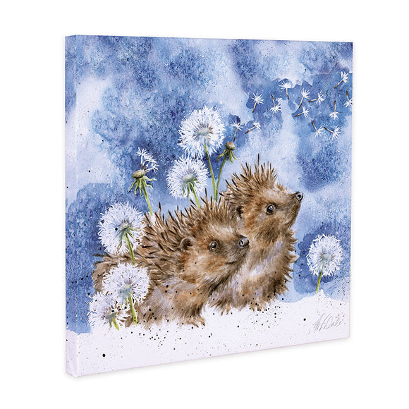 Wrendale 'Brighter Days'  Hedgehog  Canvas - Gifteasy Online