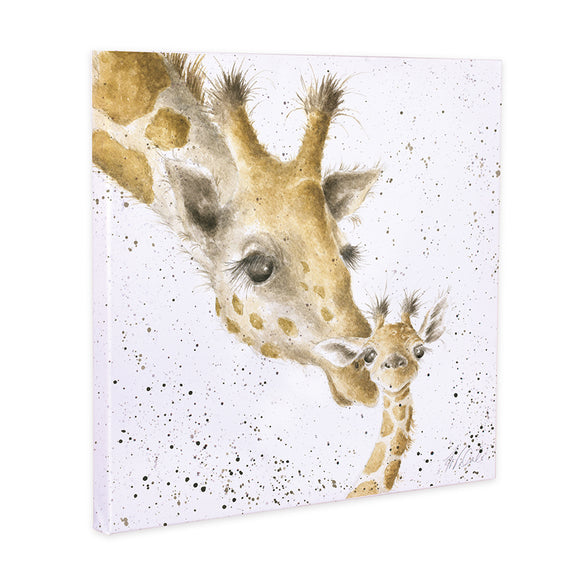 Wrendale 'First Kiss' Giraffe Canvas - Gifteasy Online
