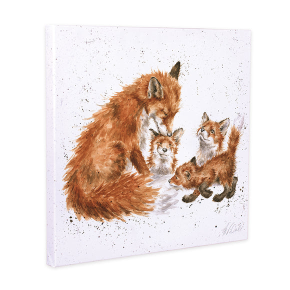 Wrendale 'The Bedtime Kiss' Fox Canvas - Gifteasy Online