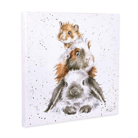 Wrendale 'Piggy in the Middle' Canvas - Gifteasy Online
