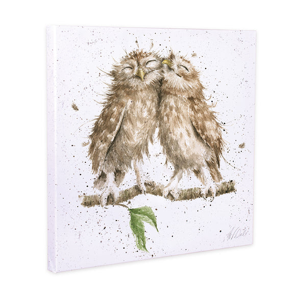Wrendale 'Birds of a Feather' Owl Canvas - Gifteasy Online