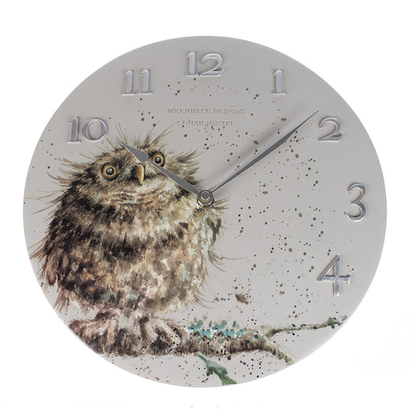 Wrendale Owl Clock - Gifteasy Online