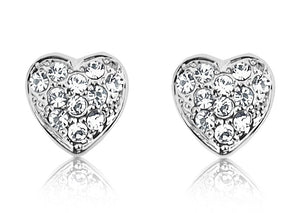 Park Lane Crystal Heart Shaped Earrings Boxed - Gifteasy Online