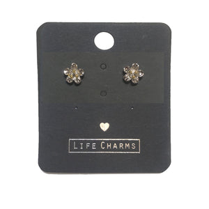 Life Charms Petal Stud Earrings - Gifteasy Online