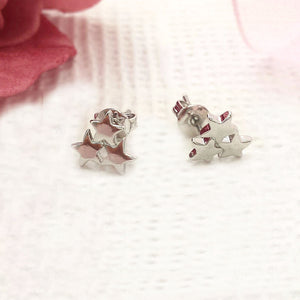 Life Charms Trio of Stars Studs Earrings - Gifteasy Online