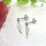 Life Charms Drop Feather Earrings - Gifteasy Online