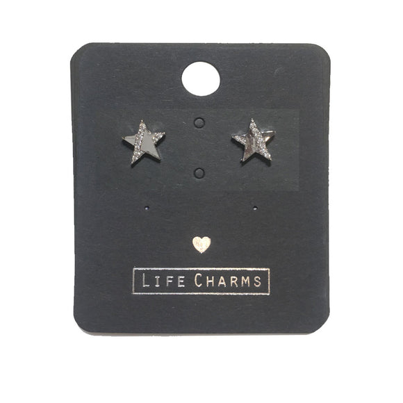 Life Charms Crystal Star Stud Earrings - Gifteasy Online