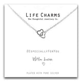Life Charms Entwined Heart Necklace - Gifteasy Online