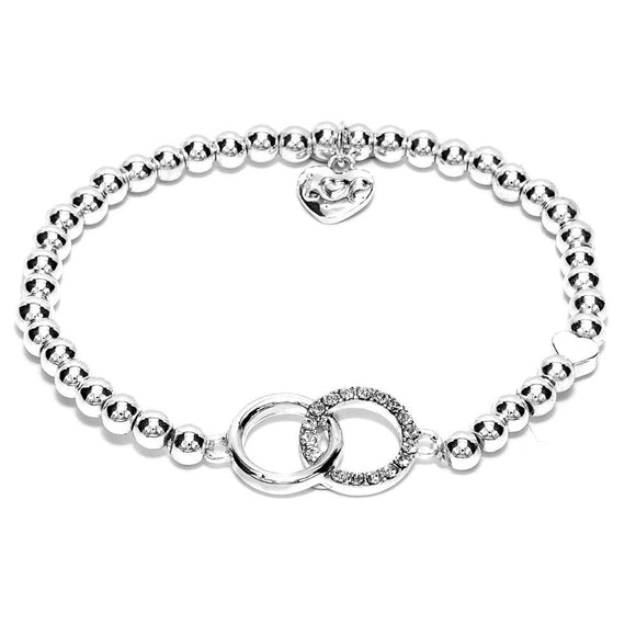Life Charms Silver Crystal Bracelet Especially For You With Love - Gifteasy Online