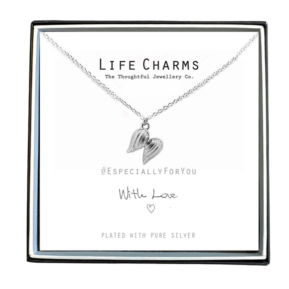 Life Charms Angel Wings  Necklace - Gifteasy Online