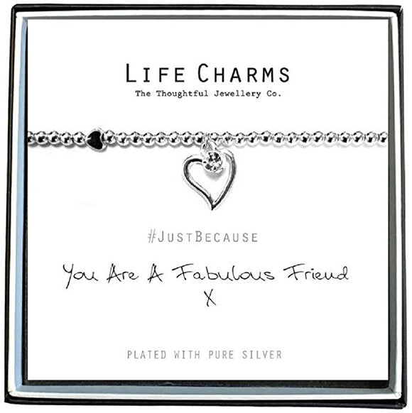 Life Charms You Are A Fabulous Friend Bracelet - Gifteasy Online