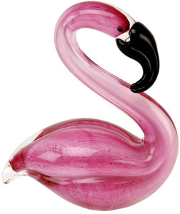 Juliana Objets d'art Glass Figurine - Pink Flamingo Paperweight Ornament - Gifteasy Online