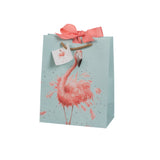Wrendale "Flamingo' Gift Bag Medium - Gifteasy Online