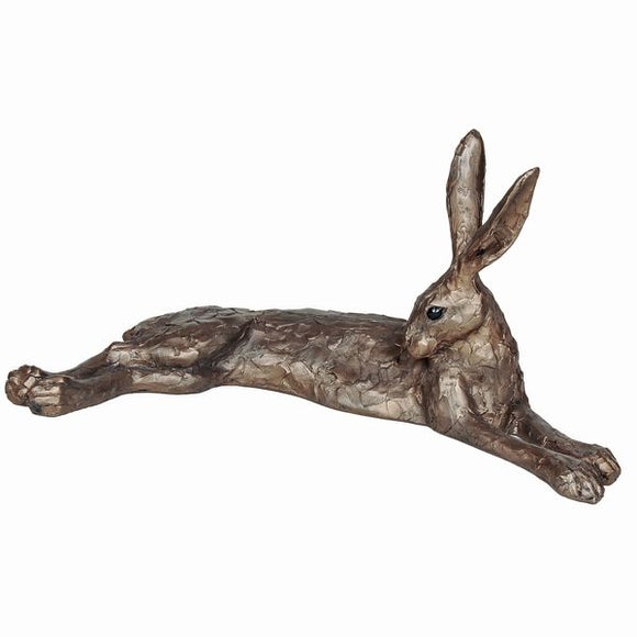 Frith Sculpture Honeysuckle HARE Bronze Lying Hare Statue by Paul Jenkins - Gifteasy Online
