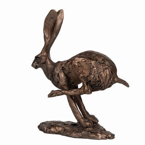 Frith Sculpture Hurricane Bronze Hare at Speed Statue by Paul Jenkins - Gifteasy Online