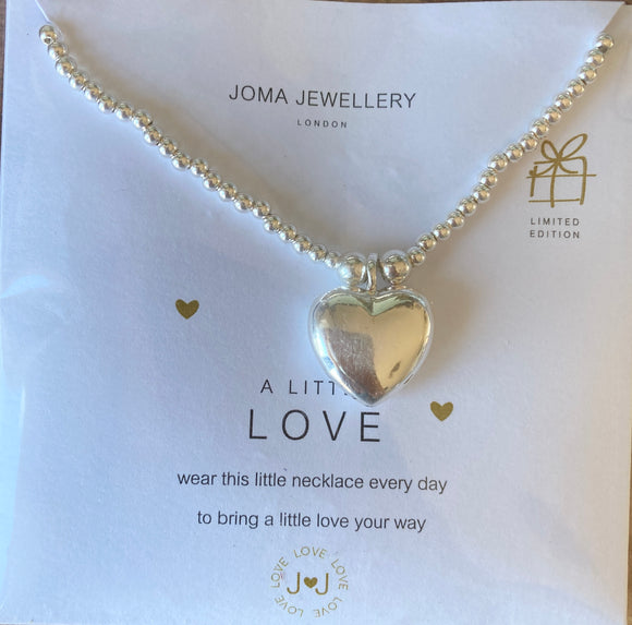 A Little LOVE - Necklace with Silver Heart Pendant - Gifteasy Online