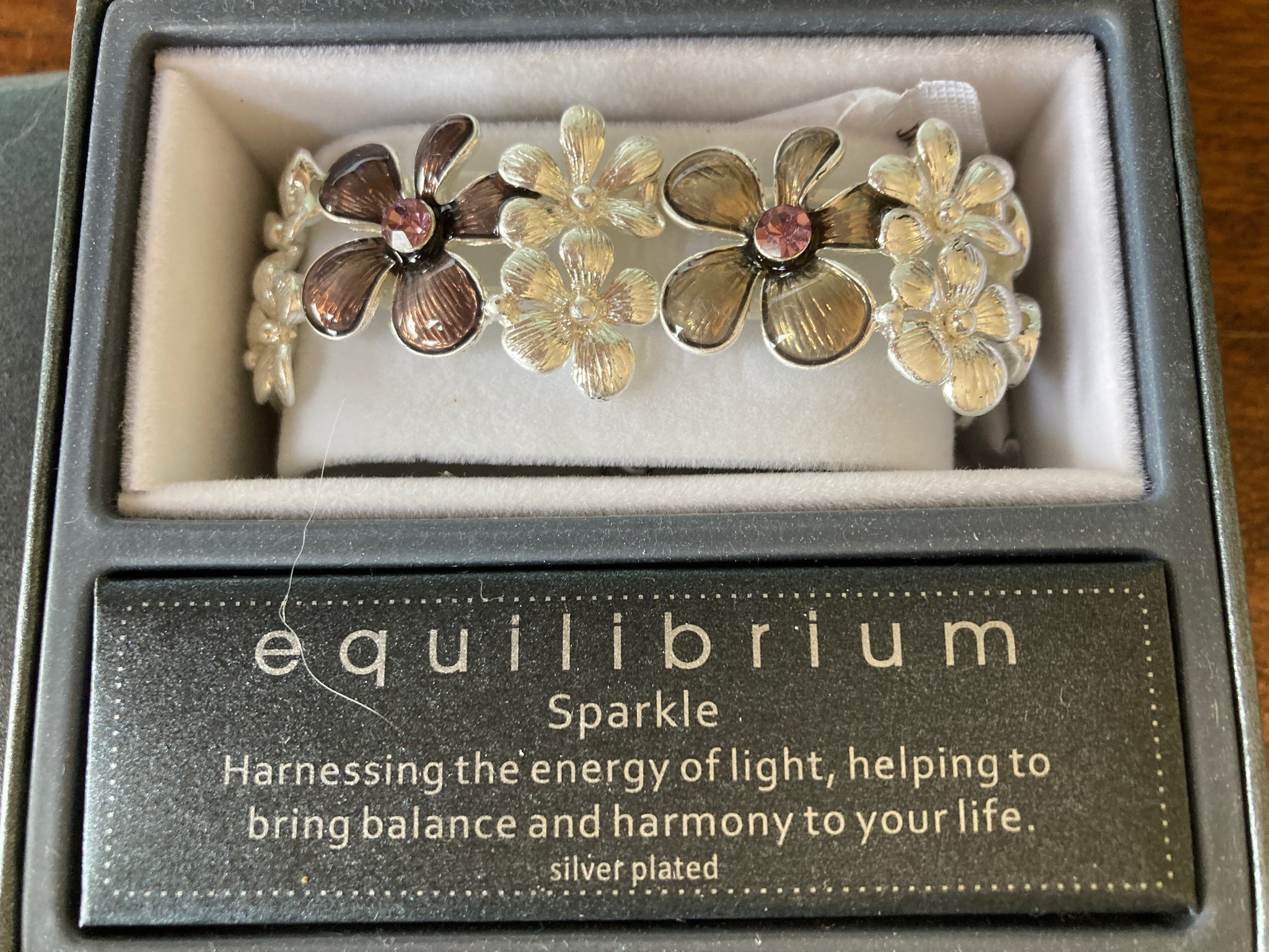 Equilibrium Bracelet Made With Genuine Austrian Crystals, Mix of Montana,  Aquamarine, and Peridot, Mixed Size, Assorted Finishes With Charms - Etsy  Denmark