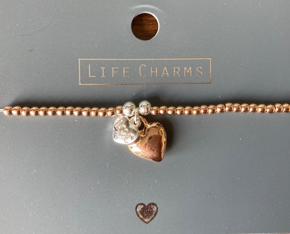 Life Charms Cannes  Heart Bracelet