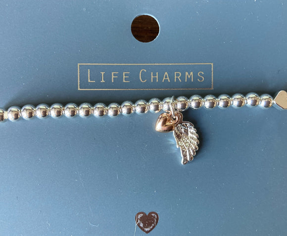 Life Charms Cannes Angel Wing Bracelet
