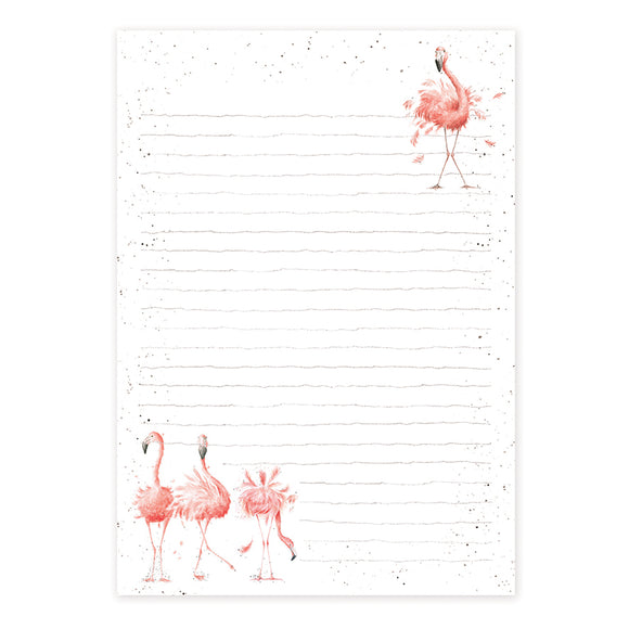Wrendale Flamingo A5 Jotter Pad - Gifteasy Online