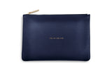 Katie Loxton London Clutch Bag - Navy - One In A Million with Giftbag and Tag - Gifteasy Online