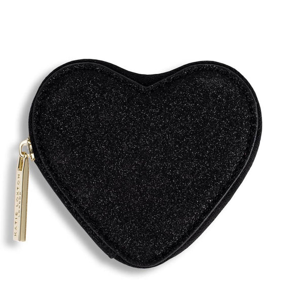 Katie Loxton Black Heart COIN Pouch - Gifteasy Online