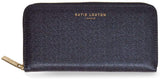 Katie Loxton ALEXA PURSE large coin/card purse - Blue shimmer - 10x20x2.5cm - Gifteasy Online