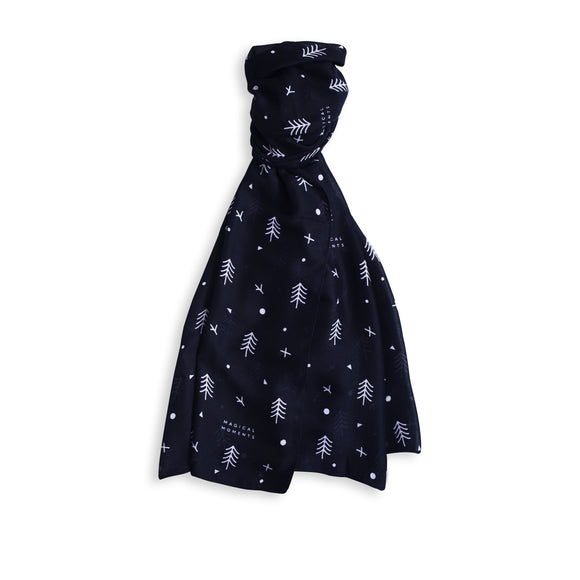 SENTIMENT SCARF - MAGICAL MOMENTS - navy - 184x86cm - Gifteasy Online