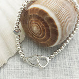 Life Charms You Are Loved Joined Hearts Bracelet - Gifteasy Online