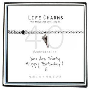 Life Charms You Are 40 Happy Birthday - Gifteasy Online