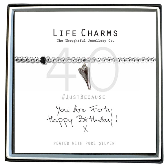 Life Charms You Are 40 Happy Birthday - Gifteasy Online