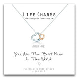 Life Charms You Are The Best Mum in The World Necklace - Gifteasy Online