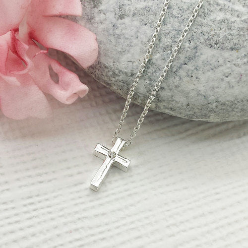Life Charms Silver Cross Necklace - Gifteasy Online