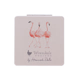 Wrendale 'Pretty in Pink' Flamingo Compact Mirror - Gifteasy Online