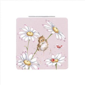 Wrendale 'Oops A Daisy Mouse' Compact Mirror - Gifteasy Online