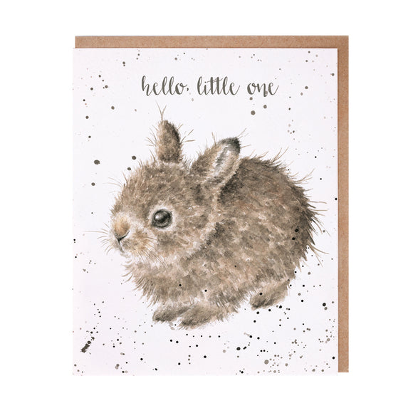 Wrendale 'Little Leveret' New Baby Card - Gifteasy Online