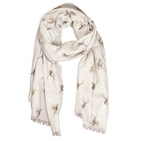 Wrendale 'Feathers and Forelocks' Horse Design Scarf with Gift Bag - Gifteasy Online