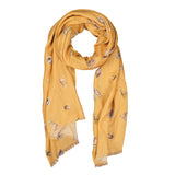 Wrendale Flight of the Bumble Bee Scarf with Gift Bag - Gifteasy Online