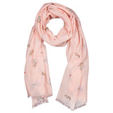 Wrendale Leaping Hare Scarf with Gift Bag - Gifteasy Online