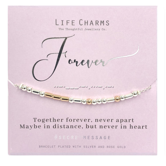 Life Charms Secret Message Forever Bracelet - Gifteasy Online