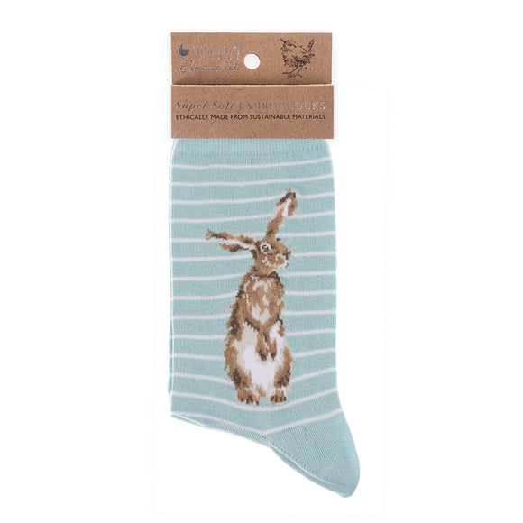 Wrendale Hare Sock 'Hare and the Bee' - Gifteasy Online