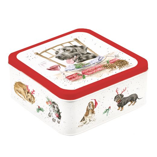 Wrendale Christmas Tin A Dog's Life - Gifteasy Online
