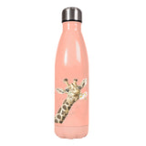 Wrendale Water Bottle 'Flowers' Giraffe Design - Gifteasy Online
